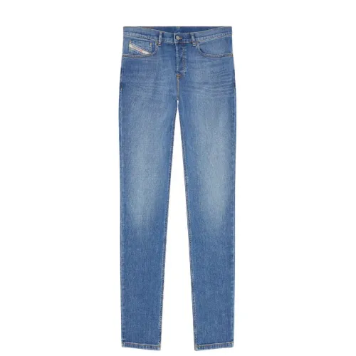Diesel , 2019 D-Strukt Slim-Fit Jeans ,Blue male, Sizes: