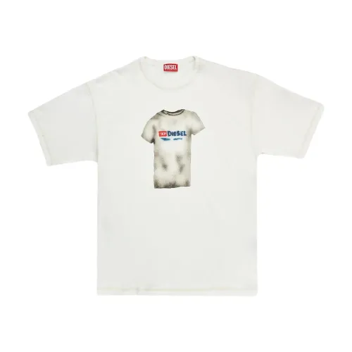 Diesel , Bianca T-Boxt-N12 T-shirt ,White male, Sizes:
