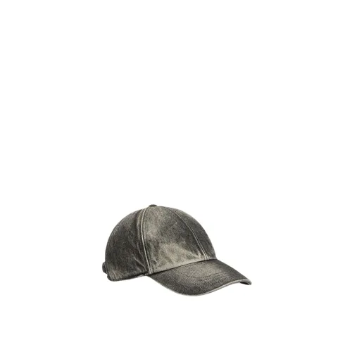 Diesel , Black C-Lupus Hat ,Gray unisex, Sizes: ONE