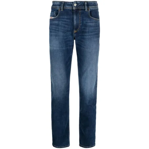 Diesel , Blue Skinny Jeans with Low Waist ,Blue male, Sizes: