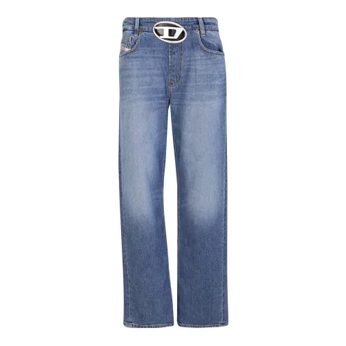 Diesel , Blue Ss23 Womens Loose D Oval Jeans ,Blue female, Sizes: