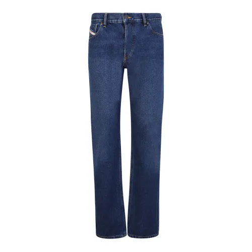Diesel , Blue Straight Cut Jeans for Men ,Blue male, Sizes: