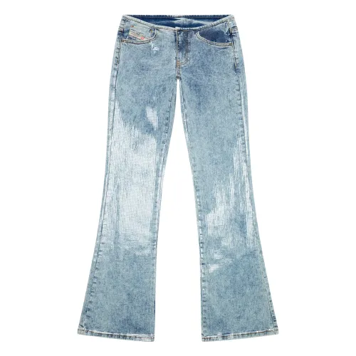 Diesel , Bootcut and Flare Jeans - D-Shark ,Blue female, Sizes: