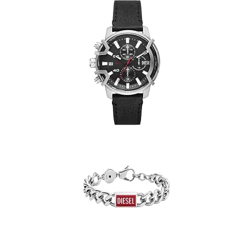 Diesel Casual Watch Men's Link Bracelet with Logo Stainless