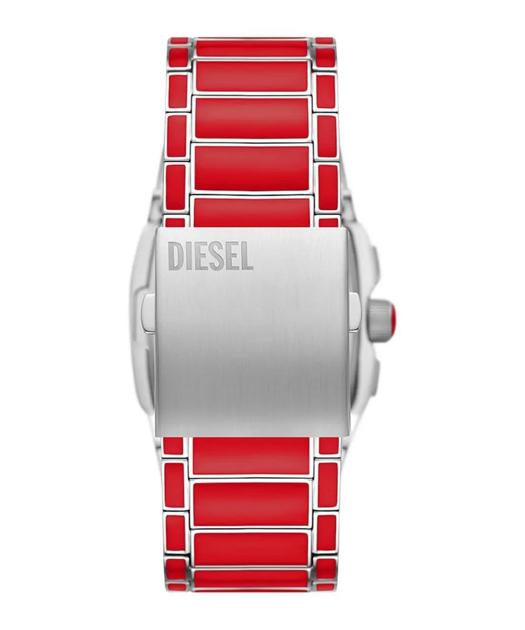 Diesel Cliffhanger Mens Red Watch DZ4637 Stainless Steel (archived) - One Size