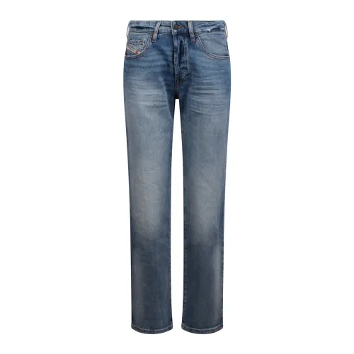 Diesel , Diesel D-Mine mid-rise straight leg jeans ,Blue female, Sizes: