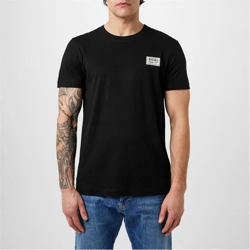Diesel Diesel Patch Logo T-Shirt Mens - Black
