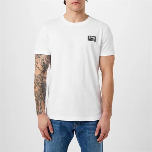 Diesel Diesel Patch Logo T-Shirt Mens - White
