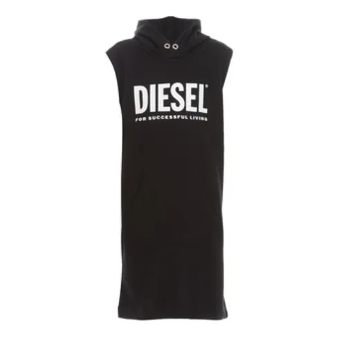 Diesel  DILSET  girls's Children's dress in Black