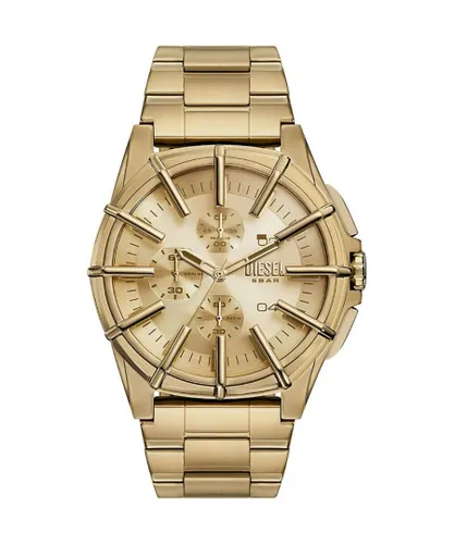 Diesel Framed Mens Gold Watch DZ4659 Stainless Steel (archived) - One Size