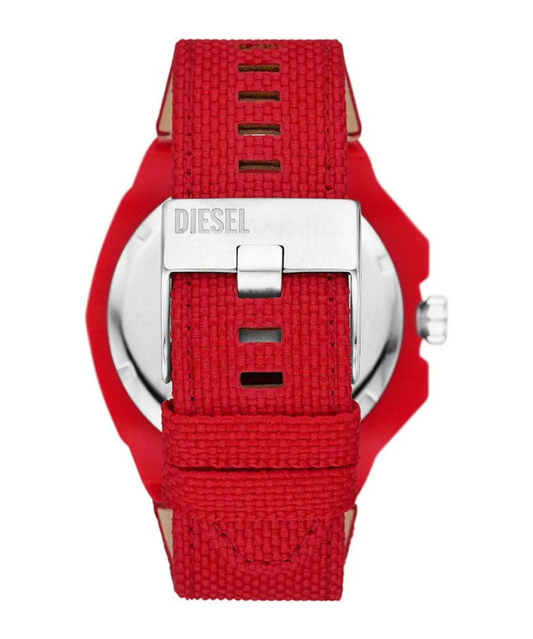 Diesel Framed Mens Red Watch DZ4621 Fabric - One Size