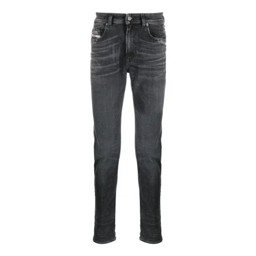 Diesel , Grey Cotton Denim Jeans, Slim Fit ,Gray male, Sizes: