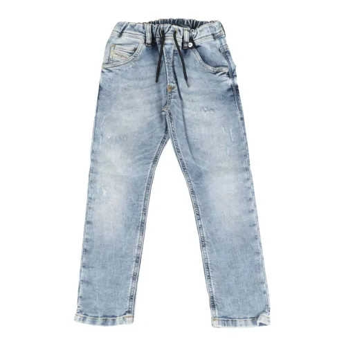 Diesel , Kids Regular Fit Denim Jeans ,Blue male, Sizes:
