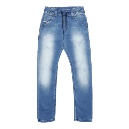 Diesel , Kids Regular Fit Denim Jeans ,Blue male, Sizes:
