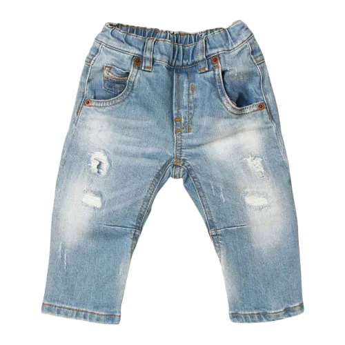 Diesel , Kids Regular Fit Light Wash Jeans ,Blue female, Sizes: