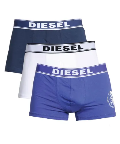 Diesel Mens Boxers 3 Pack - Multicolour Cotton