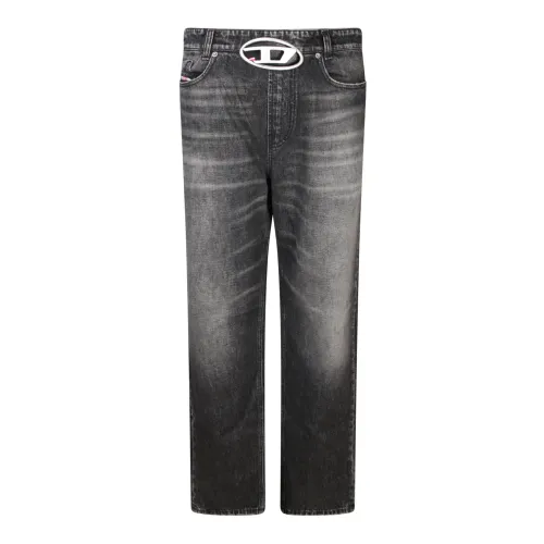 Diesel , Mens Clothing Jeans Black Ss24 ,Black male, Sizes: