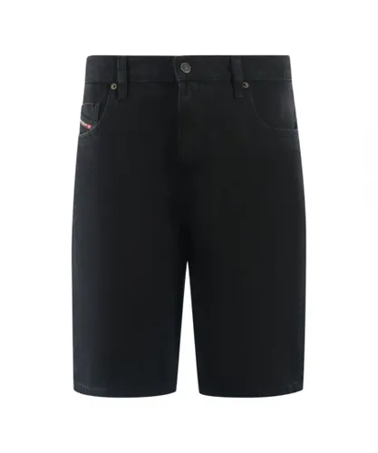 Diesel Mens D-Strukt-Short 0EHAI Black Shorts