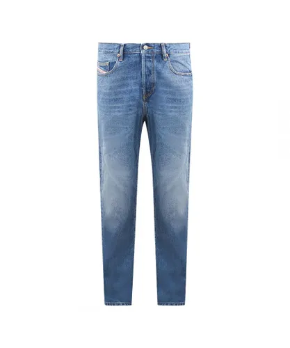 Diesel Mens D-Viker 009MG Blue Jeans Cotton