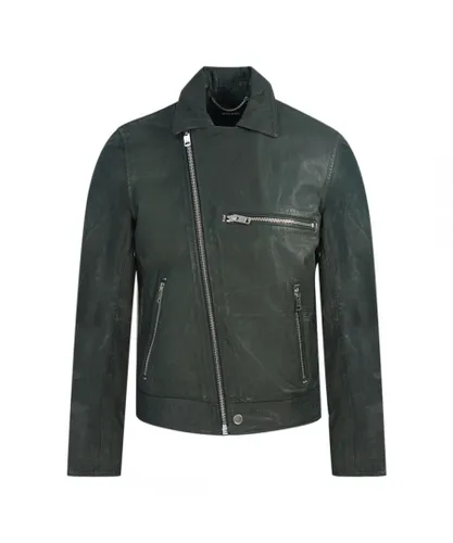 Diesel Mens L-Hater 900 Leather Jacket - Black Leather (archived)