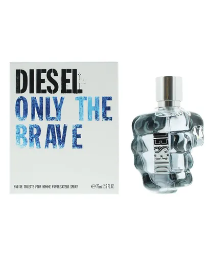 Diesel Mens Only The Brave Eau de Toilette 75ml Spray For Him - Orange - One Size