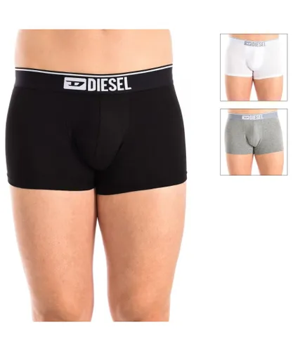 Diesel Mens Pack-3 Breathable fabric boxer with anatomical front 00ST3V-0GDAC man - Multicolour