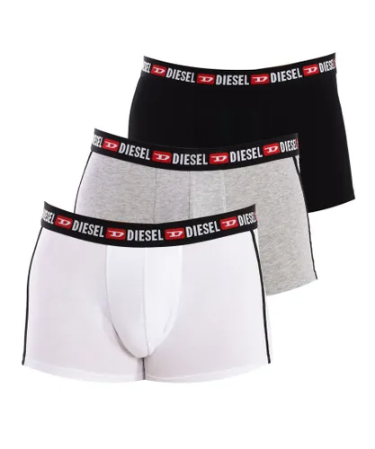 Diesel Mens Pack-3 Breathable fabric boxers with anatomical front 00SAB2-0AMAL men - Multicolour