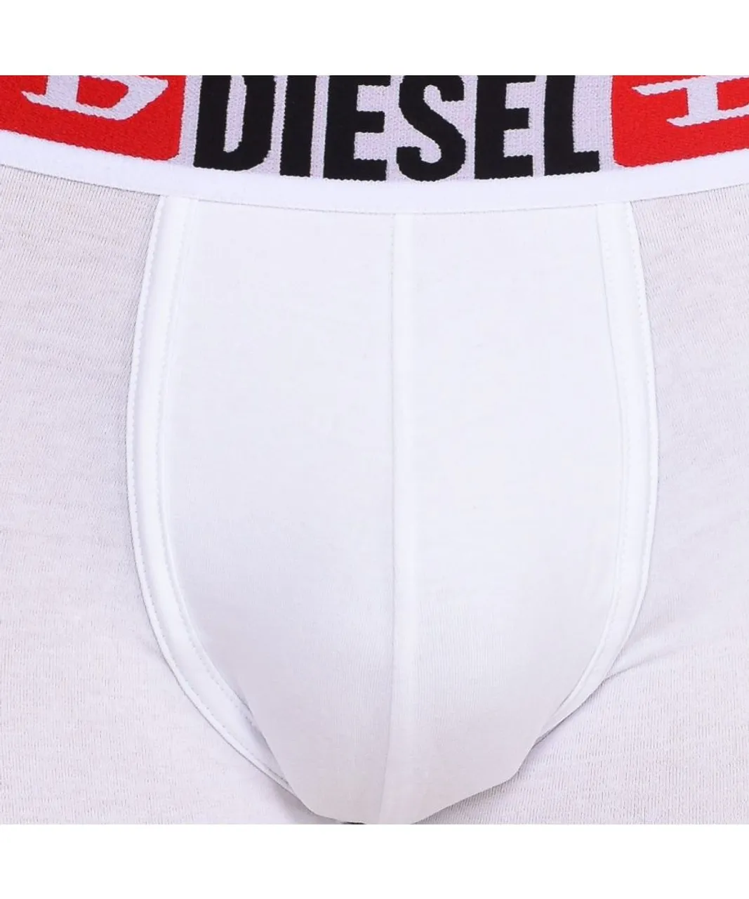 Diesel Mens Pack-3 Breathable fabric boxers with anatomical front 00ST3V-0DDAI men - White