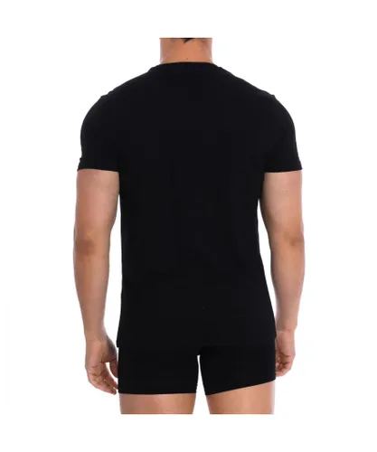 Diesel Mens Pack-3 Short-sleeved T-shirts Cotton 00SPDG-0LIAD men - Black