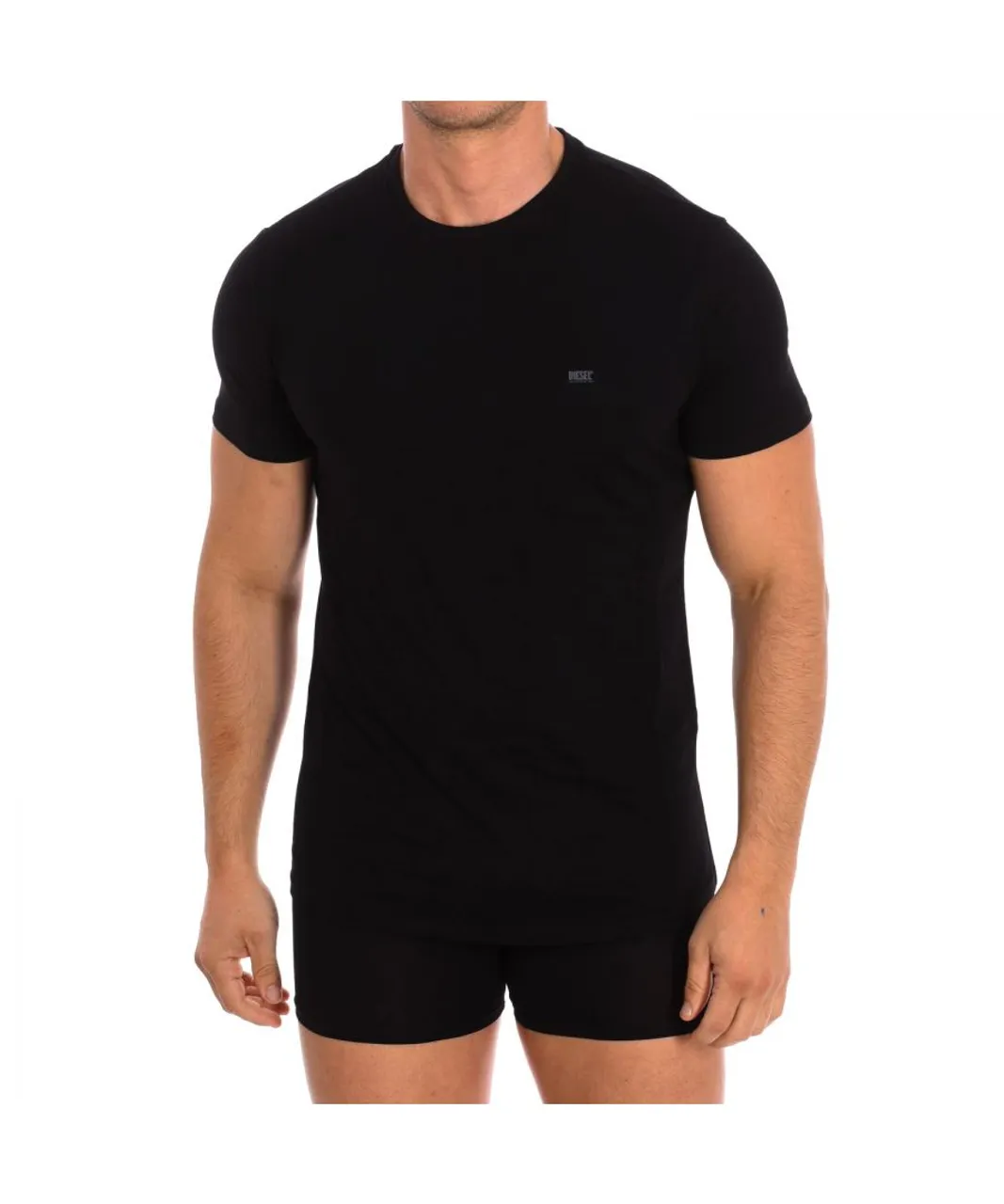 Diesel Mens Pack-3 Short-sleeved T-shirts Cotton 00SPDG-0LIAD men - Multicolour