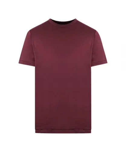 Diesel Mens T-Diamantik-New Burgundy T-Shirt - Red Cotton