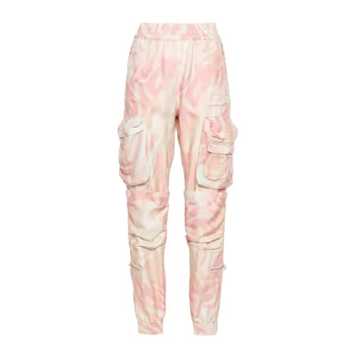 Diesel , Multi Pink Cargo Pants ,Pink female, Sizes:
