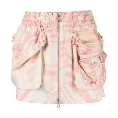 Diesel , Multi Pink Mini Skirt ,Pink female, Sizes: