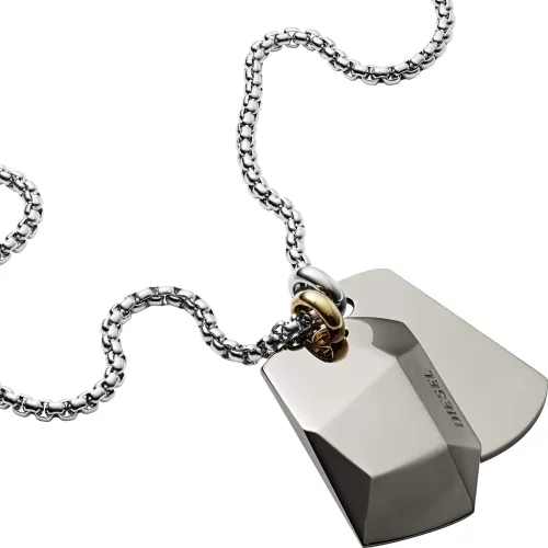 Diesel Necklace for Men Double Dogtags