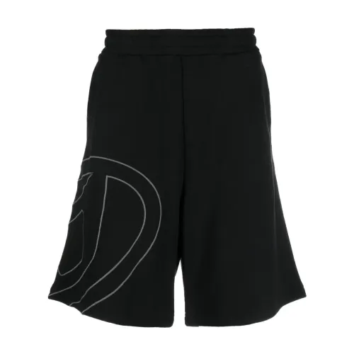 Diesel , P-crow-megoval shorts ,Black male, Sizes: