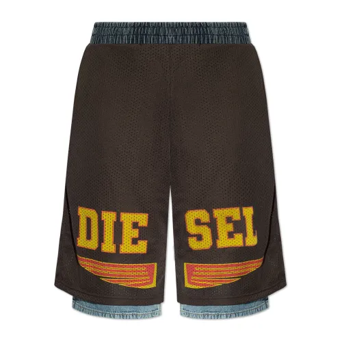 Diesel , P-Ecky shorts ,Gray male, Sizes: