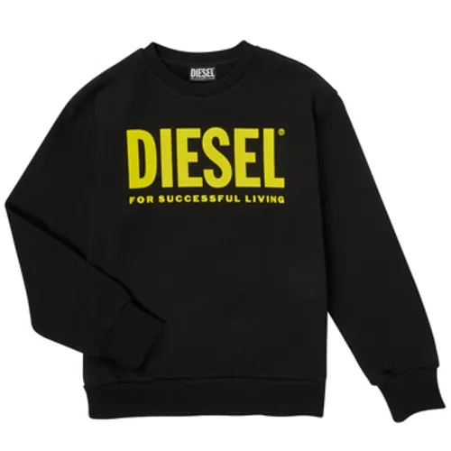 Diesel  SCREWDIVISION-LOGOX  boys's Children's sweatshirt in Black