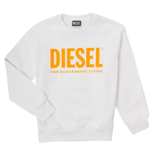 Diesel  SCREWDIVISION-LOGOX  boys's Children's sweatshirt in White