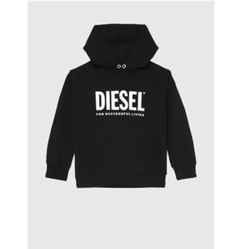 Diesel  SDIVISION LOGO  boys's Children's sweatshirt in Black