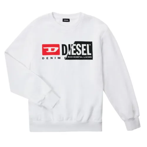 Diesel  SGIRKCUTY OVER  boys's Children's sweatshirt in White