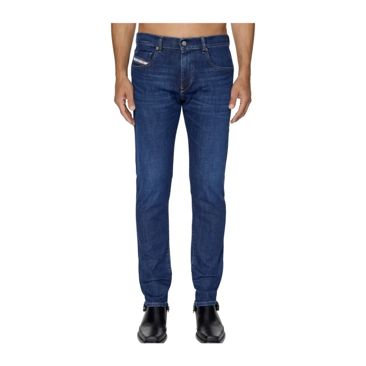 Diesel , Slim-Fit Jeans for Men ,Blue male, Sizes: