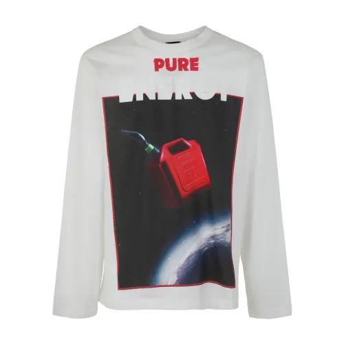 Diesel , Sophisticated Crane Long Sleeve T-Shirt ,White male, Sizes: