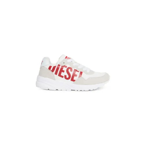 Diesel , Star Light Low Top Sneakers with Logo ,White unisex, Sizes:
