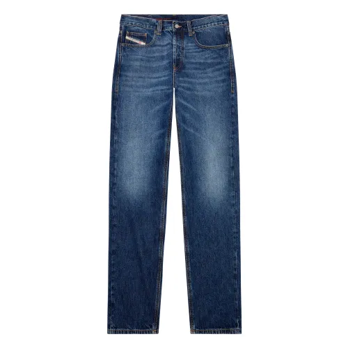 Diesel , Straight Jeans - 2010 D-Macs ,Blue male, Sizes: