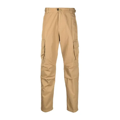 Diesel , Stylish BeigeStraight Trousers for Men ,Beige male, Sizes: