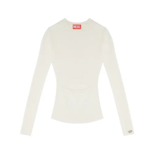 Diesel , Stylish Sweaters for Men and Women ,White female, Sizes: