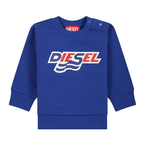 Diesel , Sweatshirts ,Blue male, Sizes: