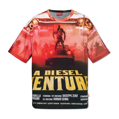 Diesel , T-Boxt-Adventure T-shirt ,Multicolor male, Sizes: