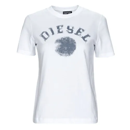 Diesel  T-REG-G7  women's T shirt in White