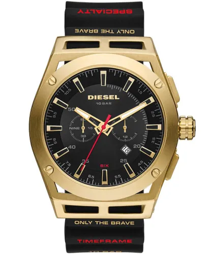 Diesel Timeframe Mens Black Watch DZ4546 Silicone - One Size